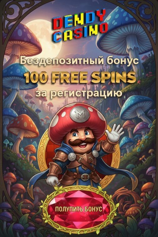 Зображення для 100 фриспинов без депозита новым игрокам в онлайн-казино Dendy