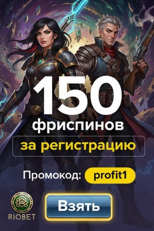 Зображення для 150 фриспинов новым игрокам в Riobet &ndash; стартуй с удачными спинами