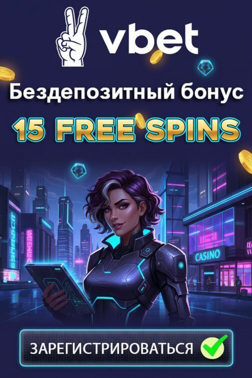 Зображення для 15 бездепозитных фриспинов новым игрокам в казино VBet