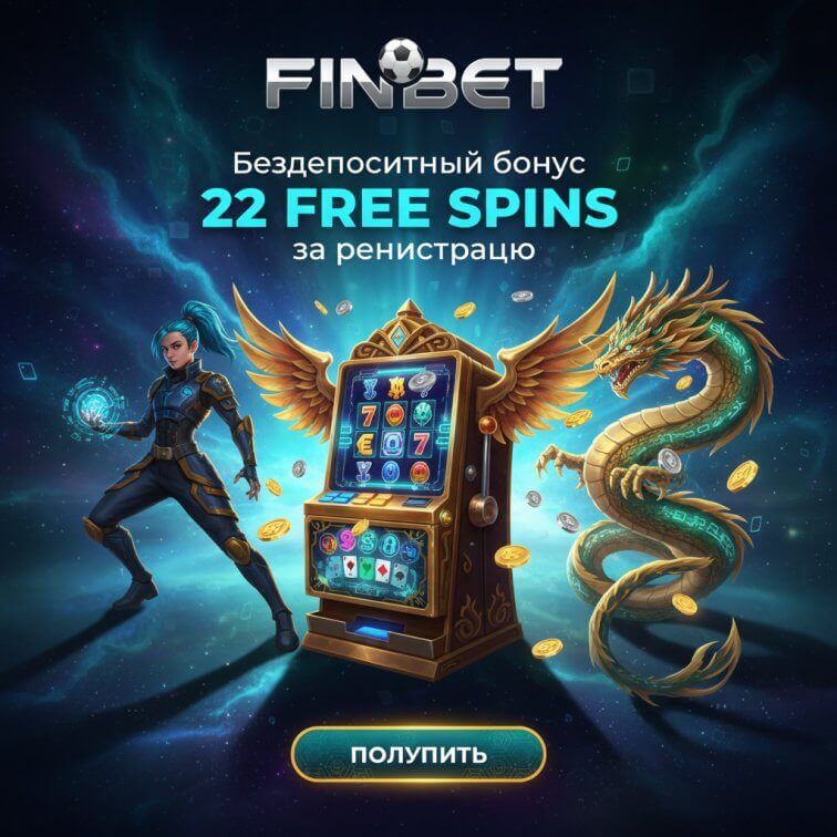 Зображення для 22 бездепозитных фриспина новым игрокам в онлайн-казино FinBet