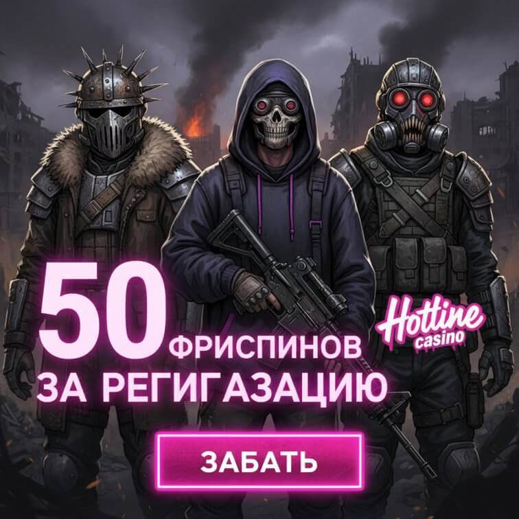 Зображення для 50 фриспинов без депозита новым игрокам в казино HotLine