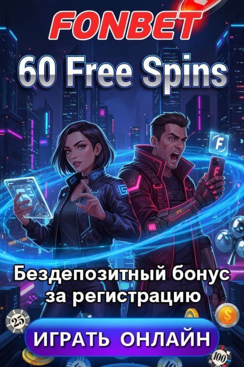 Зображення для 60 фриспинов за регистрацию: бездепозитный бонус в казино ФонБет